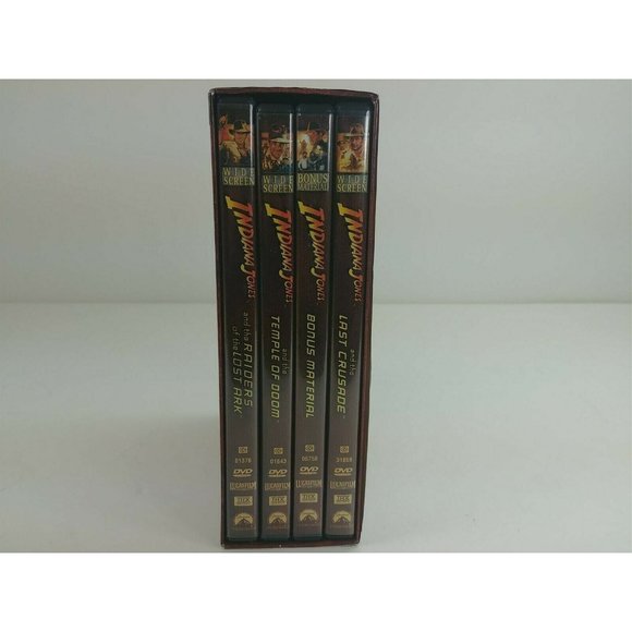 Indiana Jones Complete Collection 4 DVD Box Set Widescreen - Picture 2 of 10